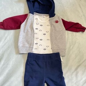 0-3month baby boy football outfit